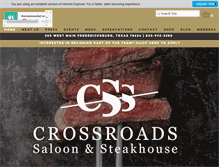 Tablet Screenshot of crossroads-texas.com